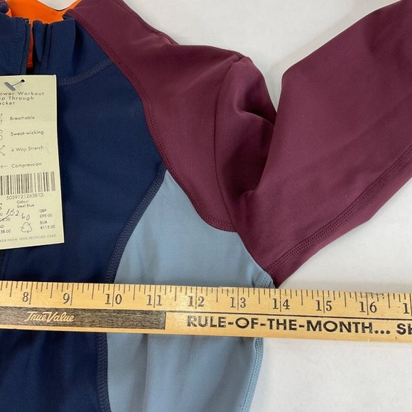 Sweaty Betty Jacket Womens Sz 0 XXS Power Workout Zip Through Msrp $118 Nwt - Picture 8 of 11